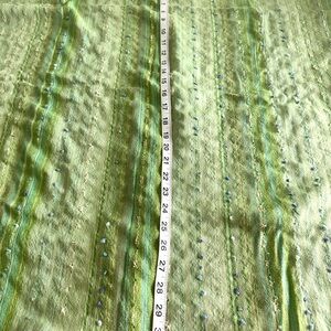 Green Textured Fabric